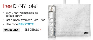 Free DKNY tote - Use Code DKNYTOTE
