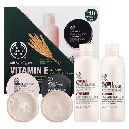 The Body Shop Vitamin E 4-Piece Facial Skin-Care Regime - All Skin Types The Body Shop Vitamin E 4-Piece Facial Skin-Care Regime - All Skin Types