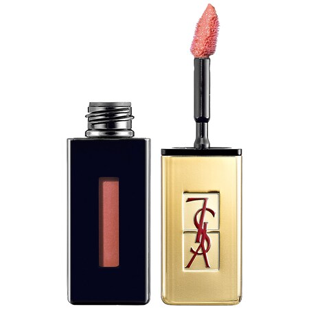 Yves Saint Laurent ROUGE PUR COUTURE Vernis À Lèvres Glossy Stain 6 Camel Croisiere 0.20 oz