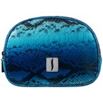 Blue Faux Snakeskin Bag Collection