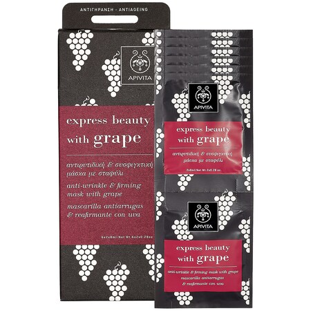 Apivita Express Beauty Mask With Grape applications