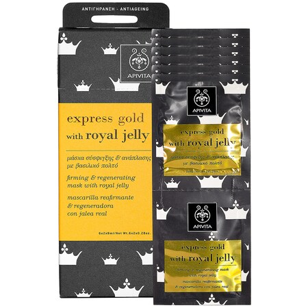 Apivita Express Beauty Mask With Royal Jelly applications