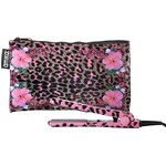 Glitzy Gold & Pink Leopard Mini Ceramic Styler