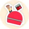 Icône de trousse de maquillage