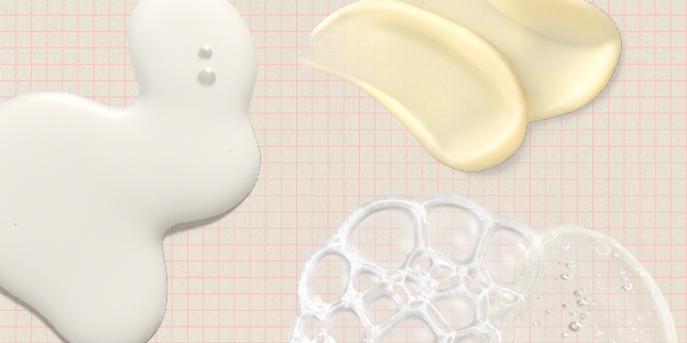 Image d’échantillons de soins crèmes et moussants.