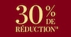 30 % de réduction‡1