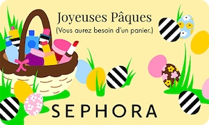 Joyeuses Pâques (vous aurez besoin d’un panier.) | SEPHORA