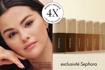 BEAUTY INSIDER 4X 1 POINT PAR DOLLAR†† | Peut être jumelée à d’autres offres. En ligne et en magasin. ††Des exceptions et des modalités s’appliquent. | exclusivité sephora. 