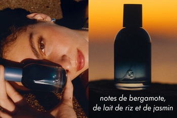 notes de bergamote, de lait de riz et de jasmin