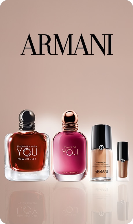 Armani. Image des produits.