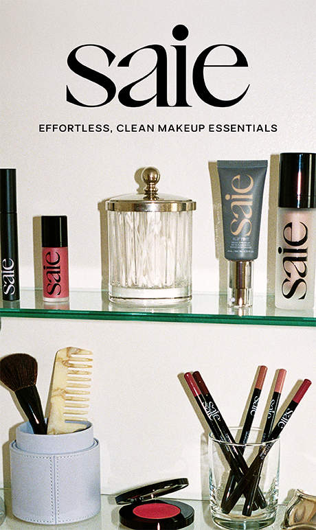 Saie. Des essentiels maquillage purs et sains sans effort. image des produits.