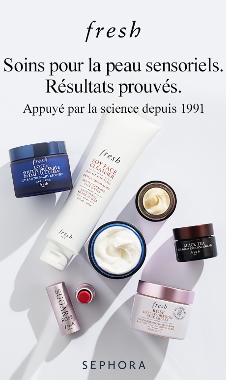 Fresh Soins pour la peau sensoriels. Résultats prouvés. Appuyé par la science depuis 1991 | produits de soin pour la peau