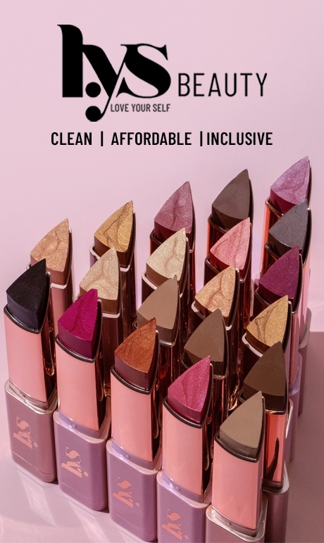 lys beauty. love yourself. pure et sain. abordable. inclusif. image des produits.