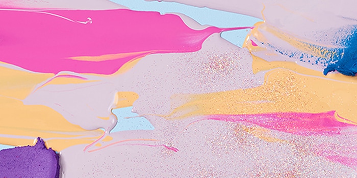 Glittery multi-color products