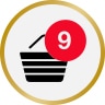 basket notification icon