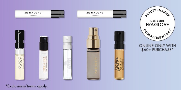 Beauty Insider Use code FRAGLOVE Complimentary Online Only with $60 Purchase* | *Exclusions/terms apply.