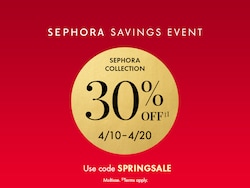 SEPHORA SAVINGS EVENT | SEPHORA COLLECTION 30% OFF‡1 4/10–4/20 | Use code SPRINGSALE | Multiuse. ‡1Terms apply.