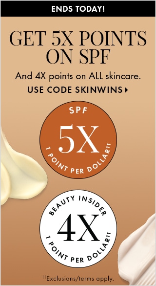 Get 5X Points on SPF