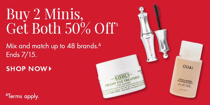 But 2 Minis, Get Both 50% Off