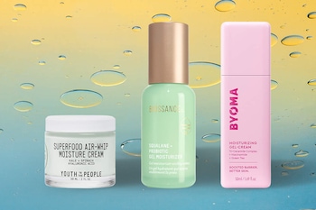 YOUTH TO THE PEOPLE Moisturizer, BIOSSANCE Gel Moisturizer, BYOMA moisturizing gel cream