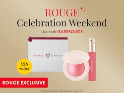 ROUGE Celebration Weekend | Use code RAREROUGE | $56 value | ROUGE EXCLUSIVE |: *Exclusions/terms apply. While supplies last. One per client. 