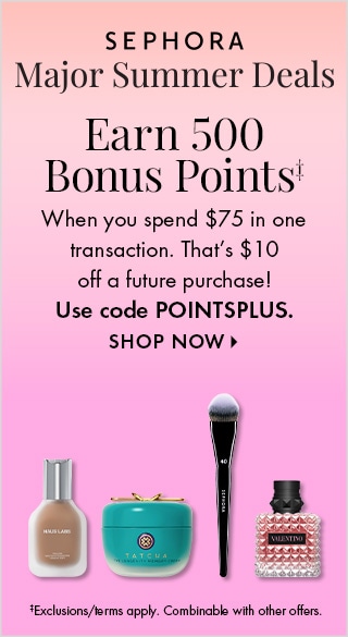 Major Summer Deals - Earn 500 Bonus Points