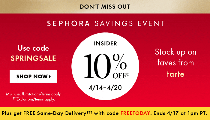 Sephora Savings Event