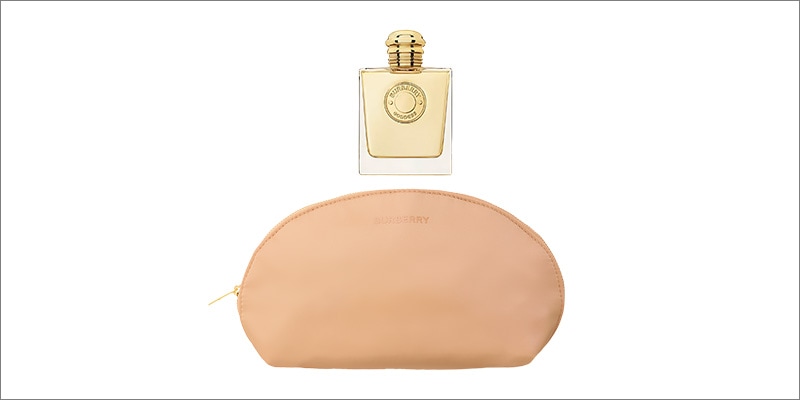Burberry Pouch and fragrance product images