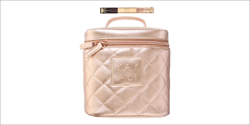 Kayali travel case and fragrance rollerball