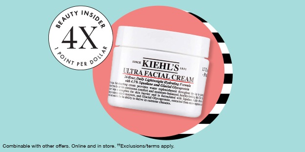 Beauty Insider 4X 1 Point Per Dollar | Combinable with other offers. Online and in store. †† Exclusions/ terms apply.