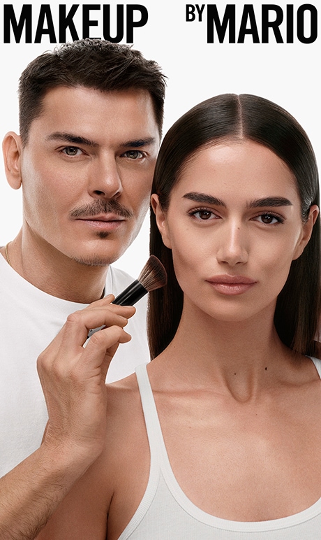 Makup by Mario. Image of founder and model.