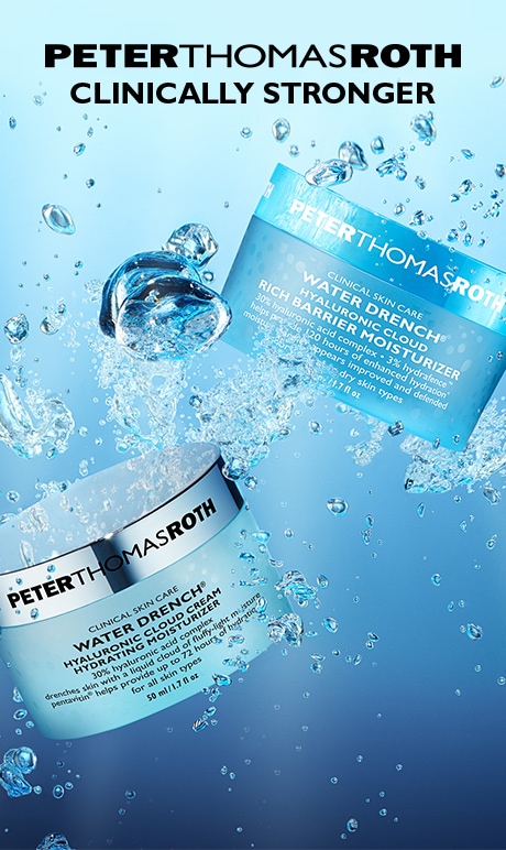 Peter Thomas Roth. Clinically Stronger. Image of products.