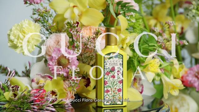 GUCCI FLORA ORCHID 100ml セット Gucci Gorgeous Orchid Ladies EDP 100ml Set | V Perfumes UAE