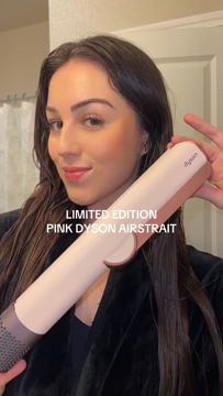 Airstrait™ Wet-to-Dry Straightener in Ceramic Pink - Dyson