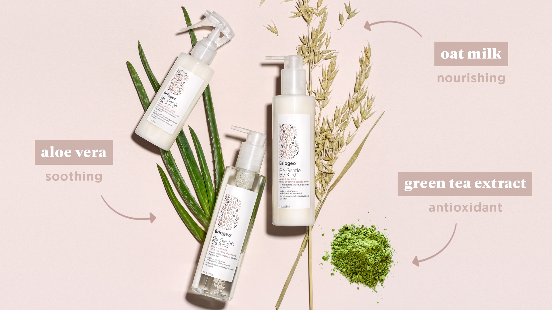 Be Gentle, Be Kind Aloe + Oat Milk Ultra Soothing Fragrance-free  Hypoallergenic Conditioner
