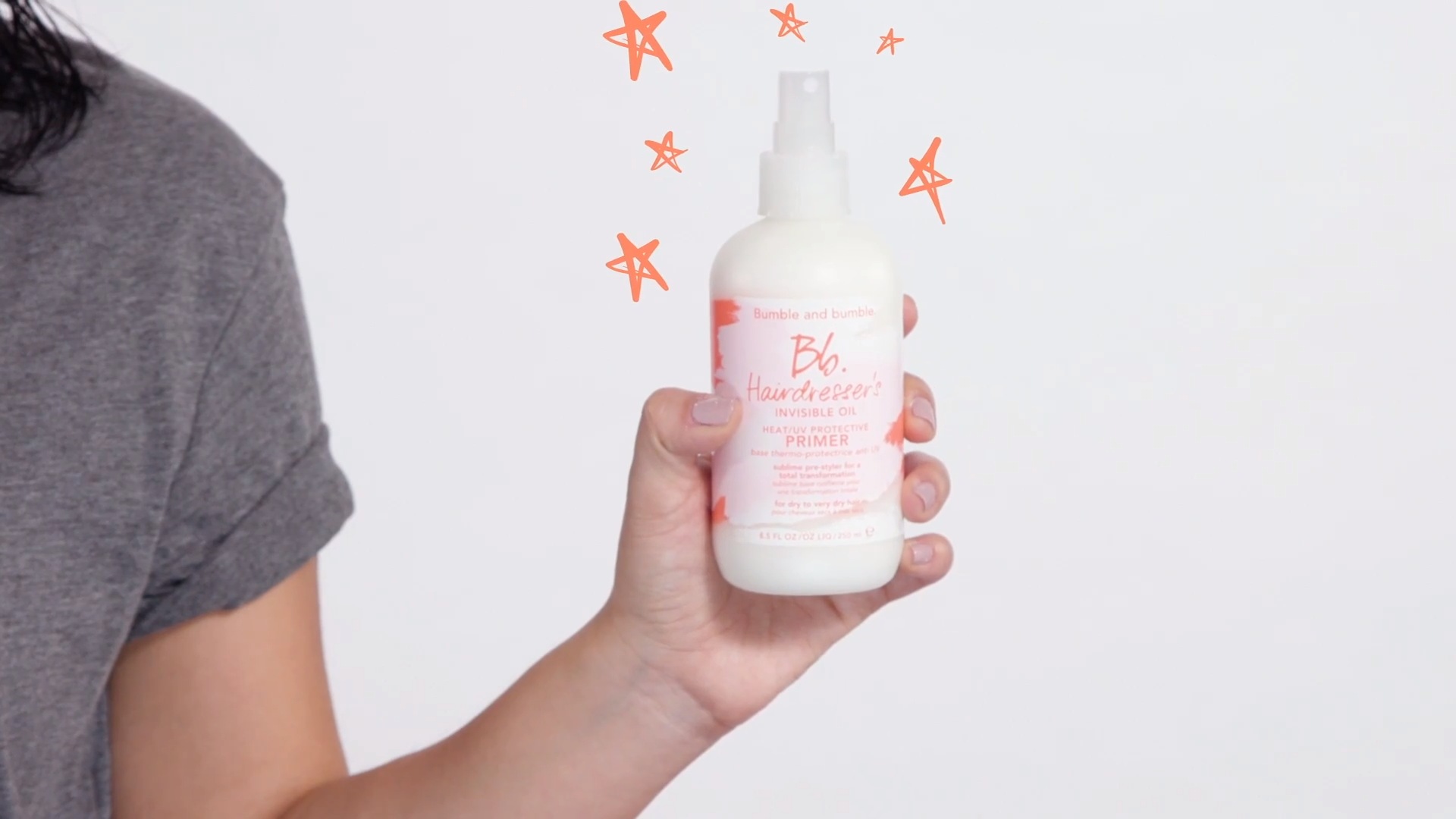 Hairdresser’s Invisible Oil Heat & UV Protective Primer Hair Tutorial by Bumble & Bumble