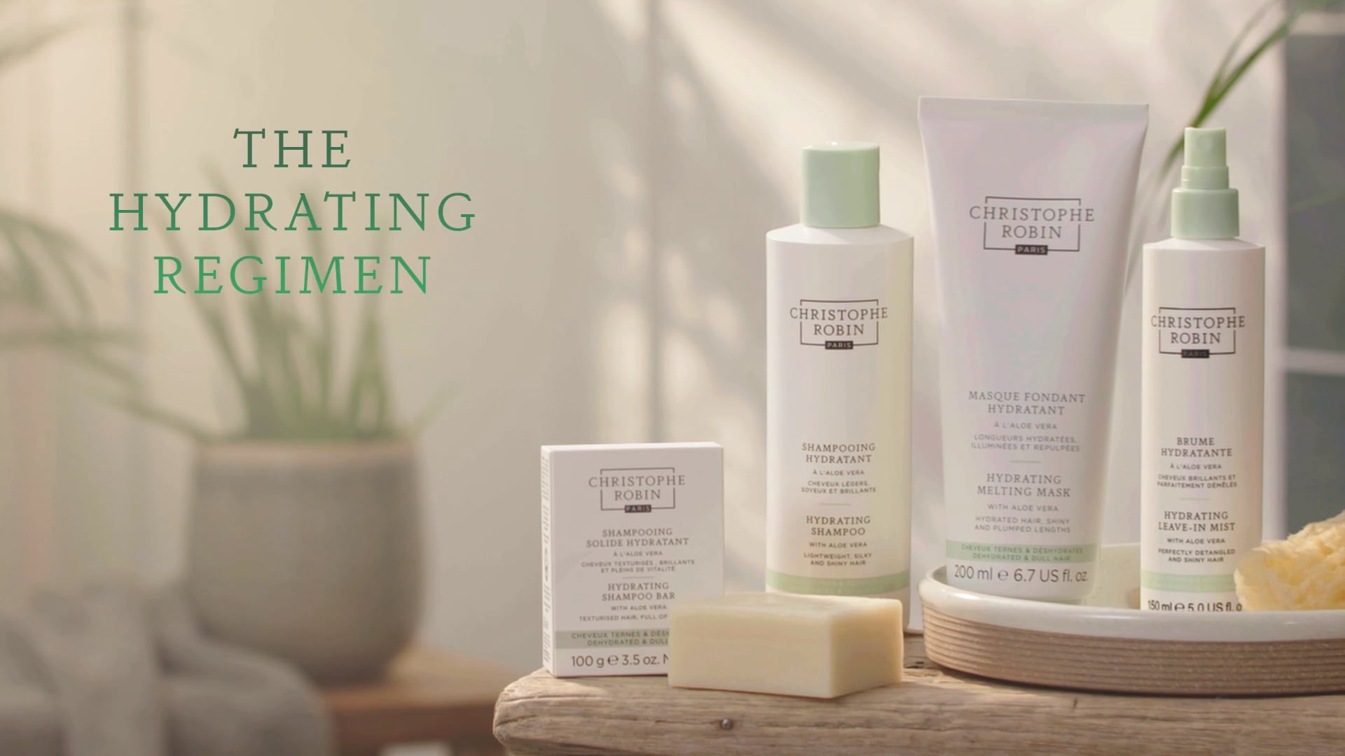 Hydrating Shampoo with Aloe Vera for Dehydrated Hair - Christophe