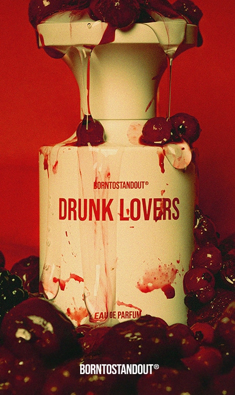 BORNTOSTANDOUT. image of fragrance bottle. 