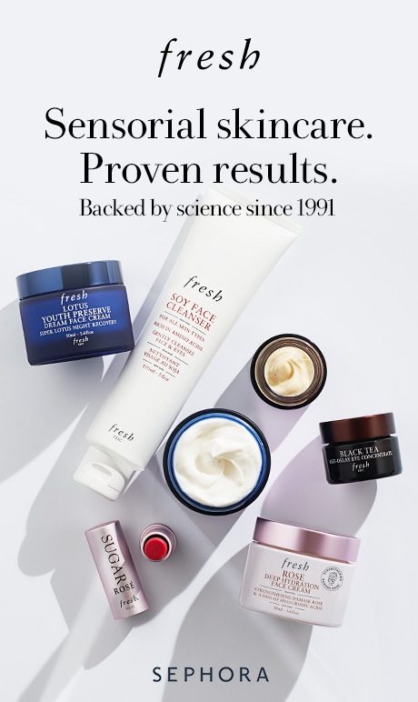 Fresh sensorial skincare proven results. Backed by science since 1991 | skincare products