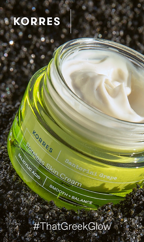 korres. #thatgreekglow. Image of fave cream. 