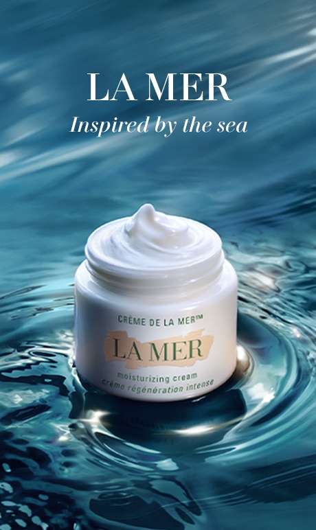La Mer inspired by the sea | La Mar skincare jar on water
