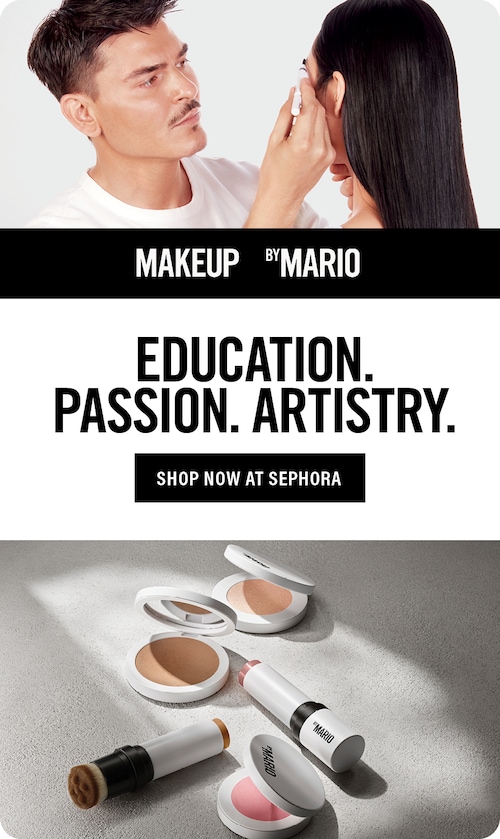 Makeup by Mario. Education, passion, artistry. Shop now at Sephora | Mario applying makeup on model
