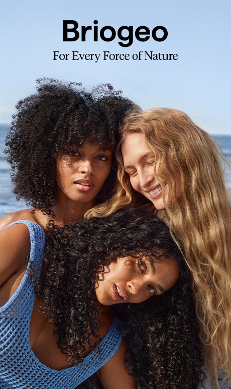 Briogeo. For every force of nature. Image of models. 