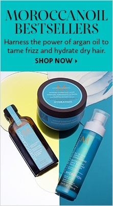 MOROCCANOIL BESTSELLERS | Harness the power of argan oil to tame frizz and hydrate dry hair. SHOP NOW >