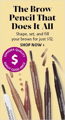 The brow pencil that does it all. Shape, set, and fill your brows for just $12