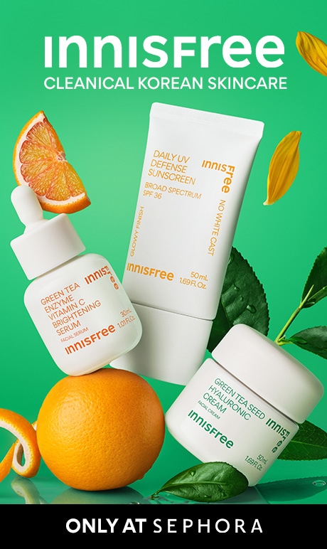 innisfree. clinical korean skincare. only at sephora. image of product.