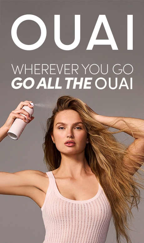 ouai. whereever you go, go all the ouai. image of model.