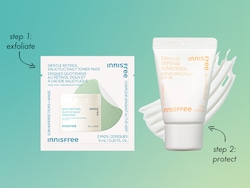 step 1: exfoliate step 2: protect