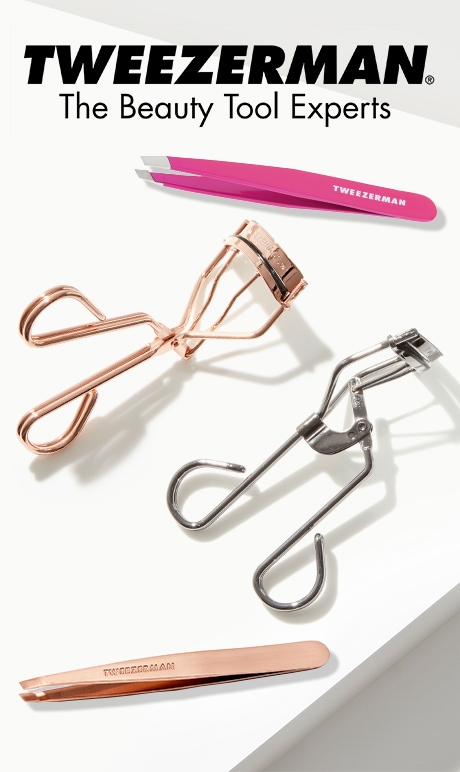 Tweezerman. The beauty tool experts. Image of tools. 