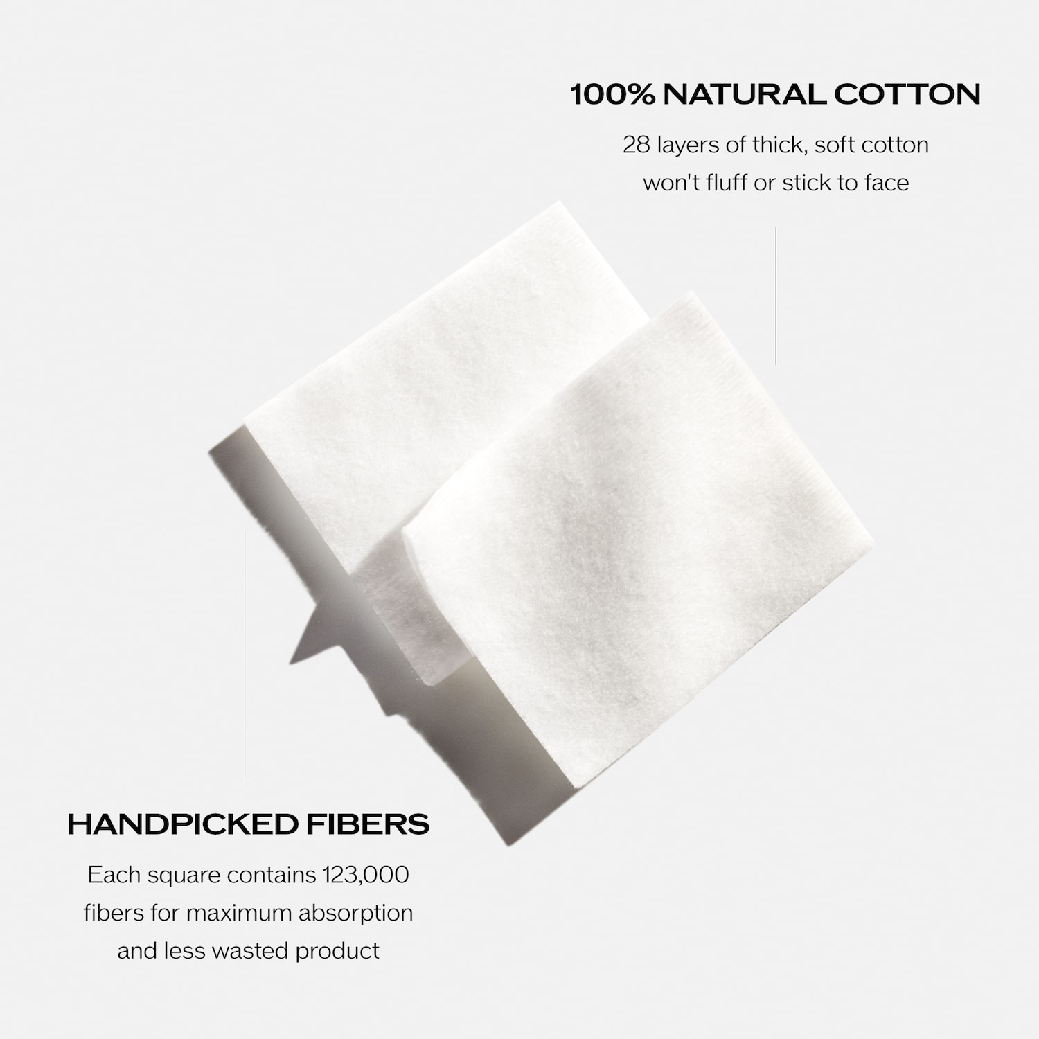 Super-Soft, 100% Natural Facial Cotton